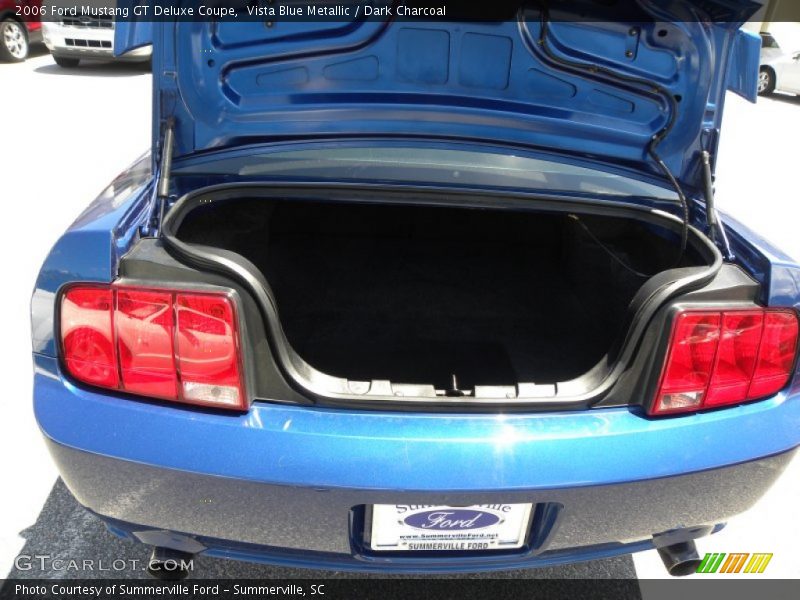 Vista Blue Metallic / Dark Charcoal 2006 Ford Mustang GT Deluxe Coupe