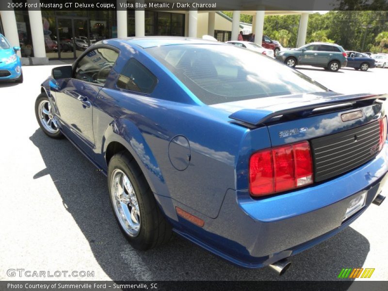 Vista Blue Metallic / Dark Charcoal 2006 Ford Mustang GT Deluxe Coupe