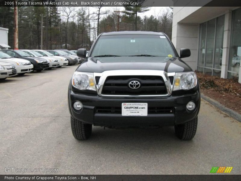 Black Sand Pearl / Graphite Gray 2006 Toyota Tacoma V6 Access Cab 4x4