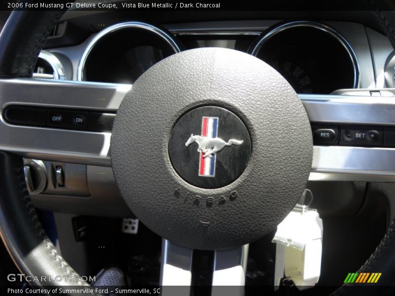 Vista Blue Metallic / Dark Charcoal 2006 Ford Mustang GT Deluxe Coupe