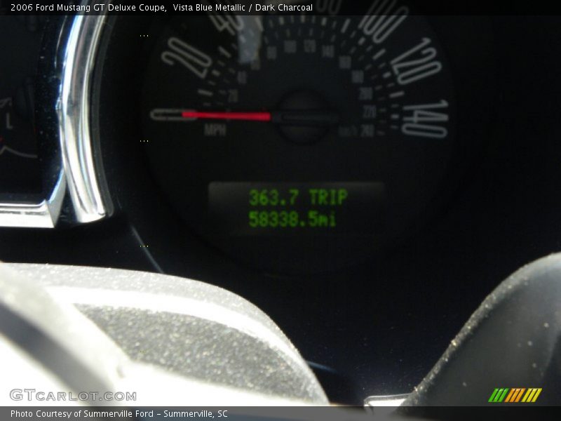 Vista Blue Metallic / Dark Charcoal 2006 Ford Mustang GT Deluxe Coupe