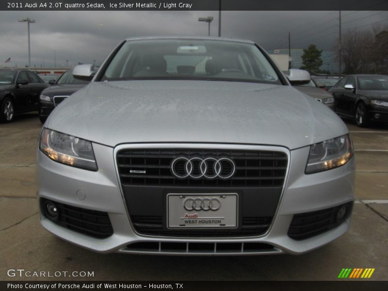 Ice Silver Metallic / Light Gray 2011 Audi A4 2.0T quattro Sedan