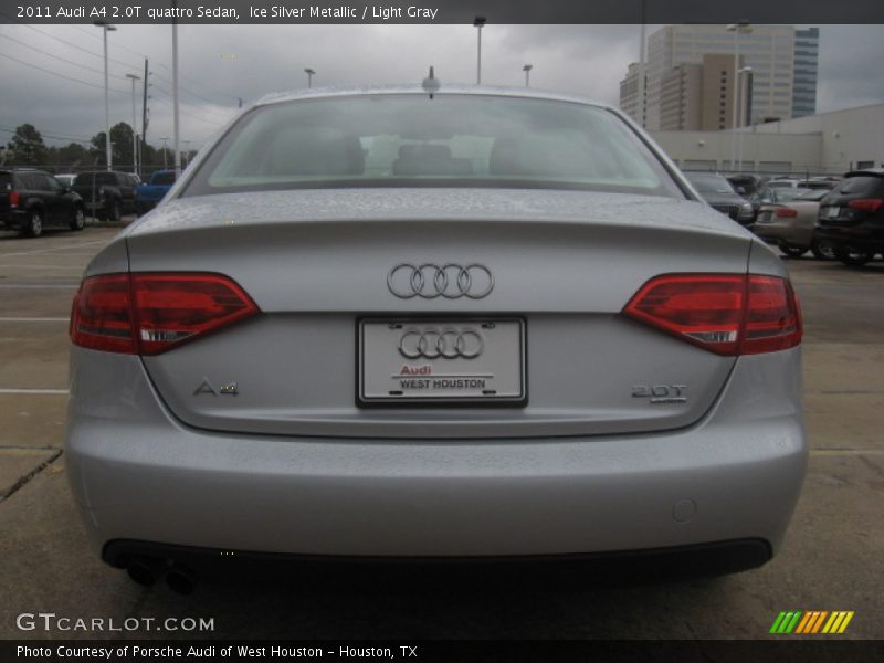 Ice Silver Metallic / Light Gray 2011 Audi A4 2.0T quattro Sedan