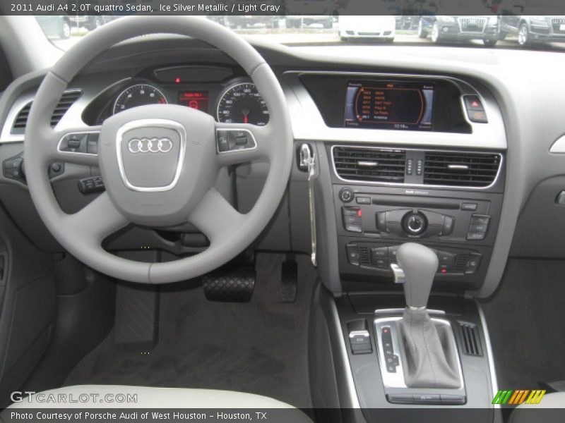 Ice Silver Metallic / Light Gray 2011 Audi A4 2.0T quattro Sedan