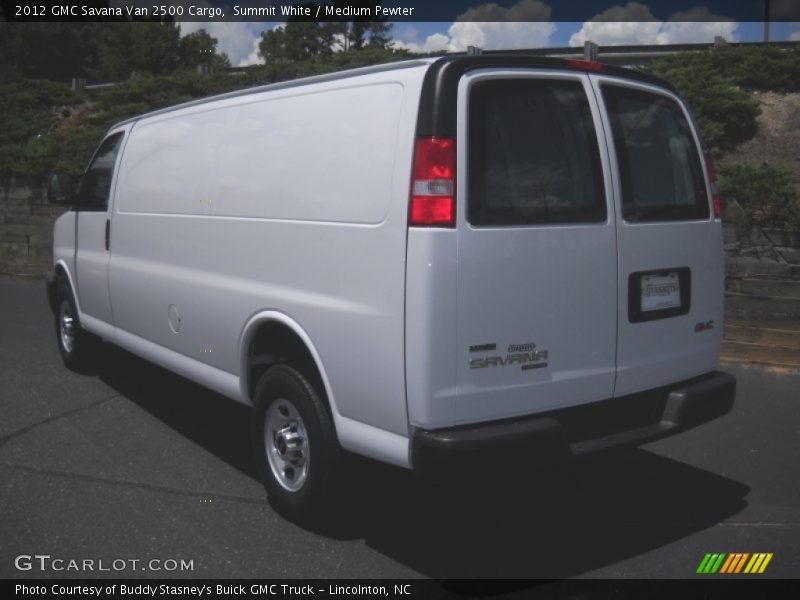 Summit White / Medium Pewter 2012 GMC Savana Van 2500 Cargo