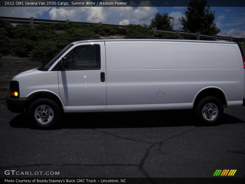 Summit White / Medium Pewter 2012 GMC Savana Van 2500 Cargo