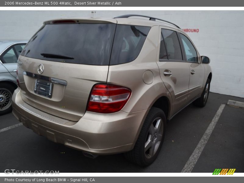 Desert Silver Metallic / Ash 2006 Mercedes-Benz ML 500 4Matic