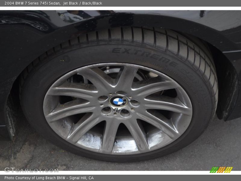 Jet Black / Black/Black 2004 BMW 7 Series 745i Sedan