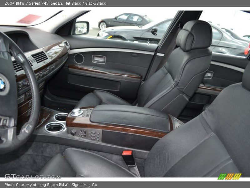 Jet Black / Black/Black 2004 BMW 7 Series 745i Sedan