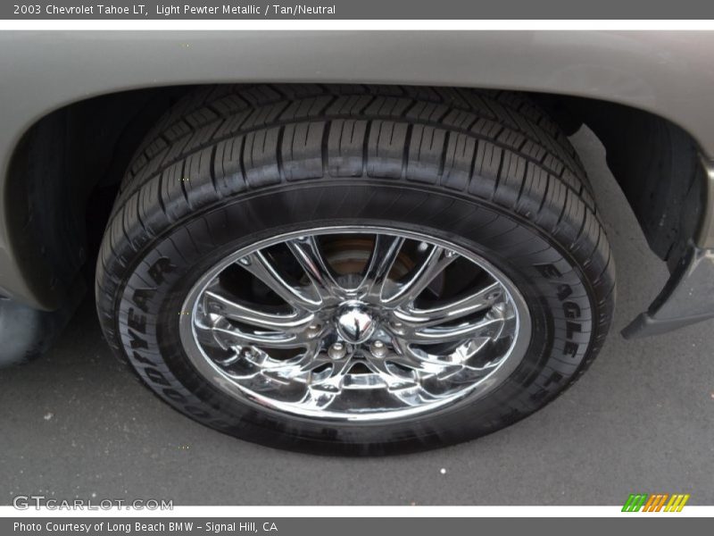 Light Pewter Metallic / Tan/Neutral 2003 Chevrolet Tahoe LT
