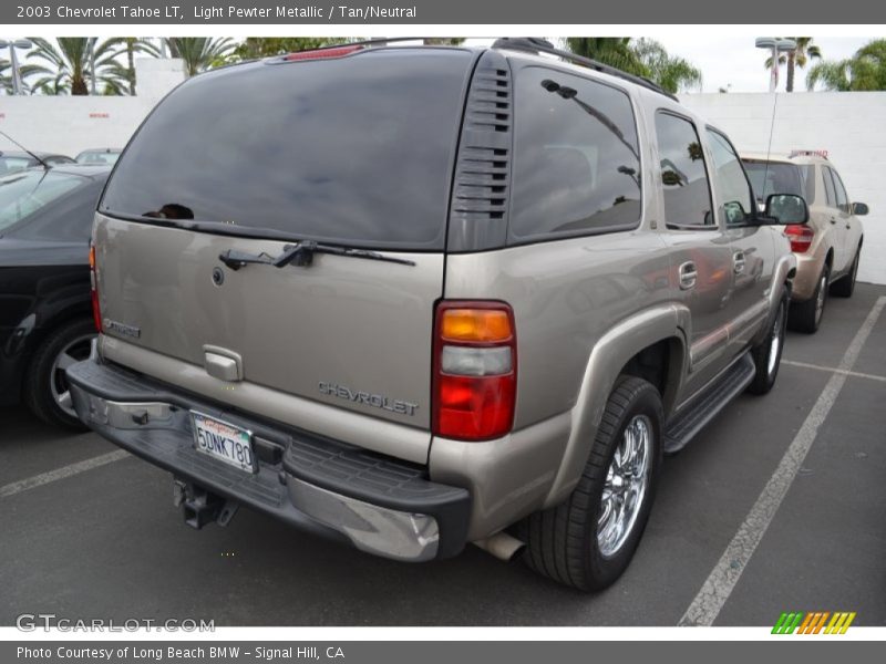 Light Pewter Metallic / Tan/Neutral 2003 Chevrolet Tahoe LT