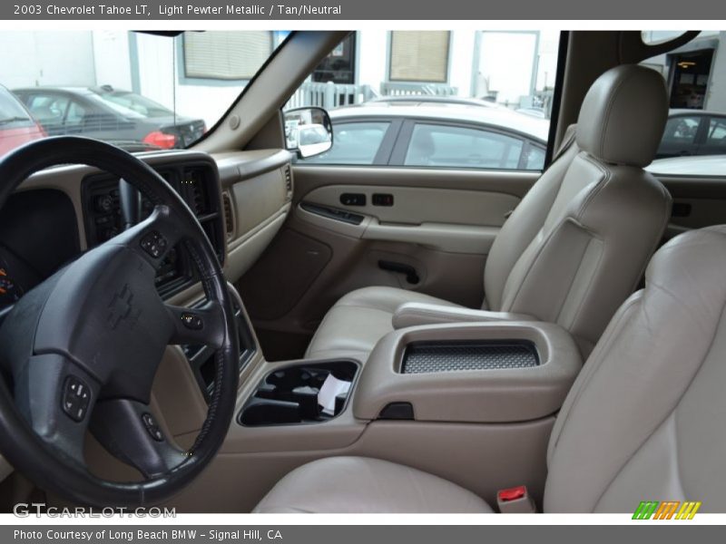 Light Pewter Metallic / Tan/Neutral 2003 Chevrolet Tahoe LT