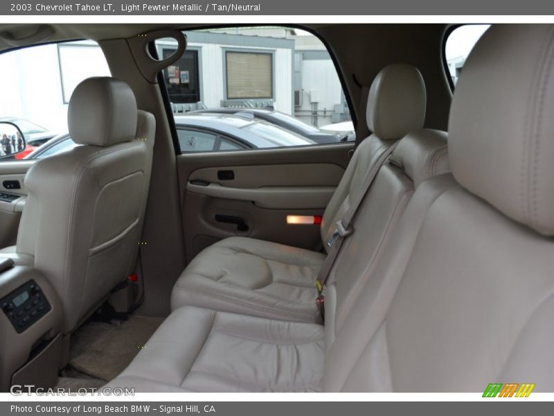 Light Pewter Metallic / Tan/Neutral 2003 Chevrolet Tahoe LT