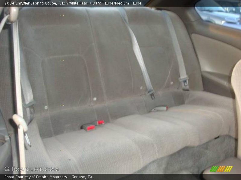 Satin White Pearl / Dark Taupe/Medium Taupe 2004 Chrysler Sebring Coupe