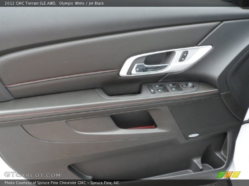 Olympic White / Jet Black 2012 GMC Terrain SLE AWD