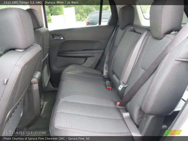 Olympic White / Jet Black 2012 GMC Terrain SLE AWD