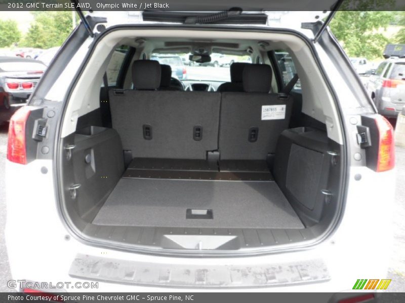 Olympic White / Jet Black 2012 GMC Terrain SLE AWD