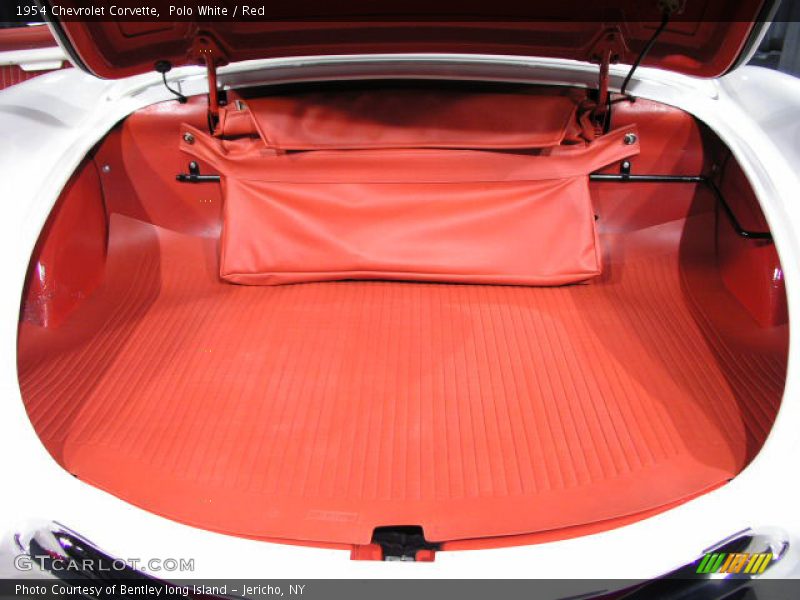 Polo White / Red 1954 Chevrolet Corvette