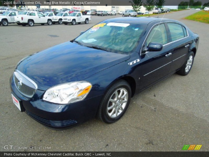 Ming Blue Metallic / Cocoa/Cashmere 2008 Buick Lucerne CXL