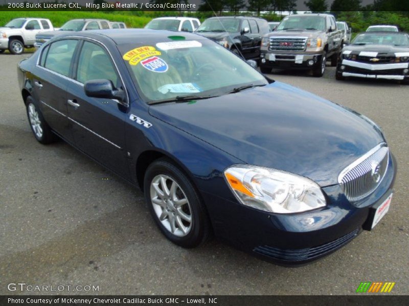 Ming Blue Metallic / Cocoa/Cashmere 2008 Buick Lucerne CXL
