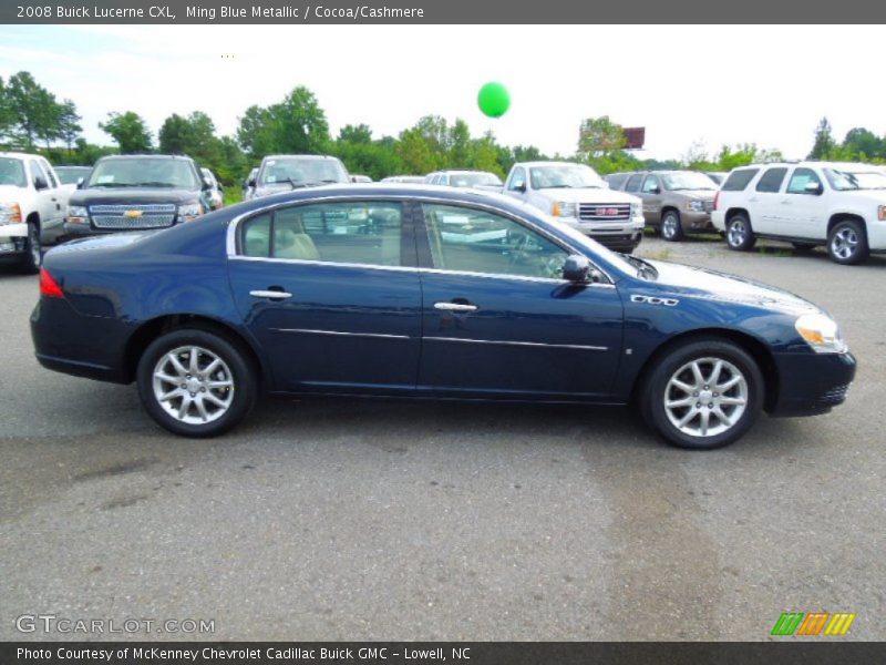 Ming Blue Metallic / Cocoa/Cashmere 2008 Buick Lucerne CXL