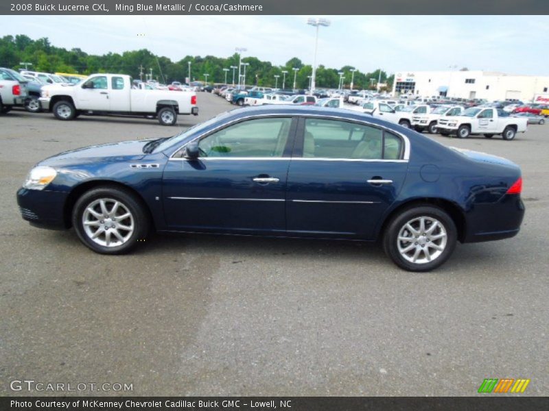 Ming Blue Metallic / Cocoa/Cashmere 2008 Buick Lucerne CXL