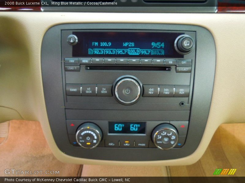 Ming Blue Metallic / Cocoa/Cashmere 2008 Buick Lucerne CXL