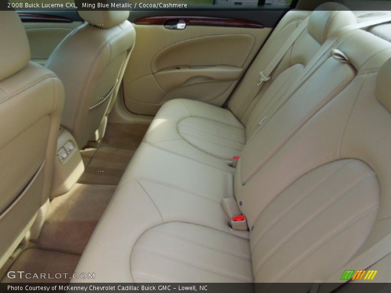 Ming Blue Metallic / Cocoa/Cashmere 2008 Buick Lucerne CXL