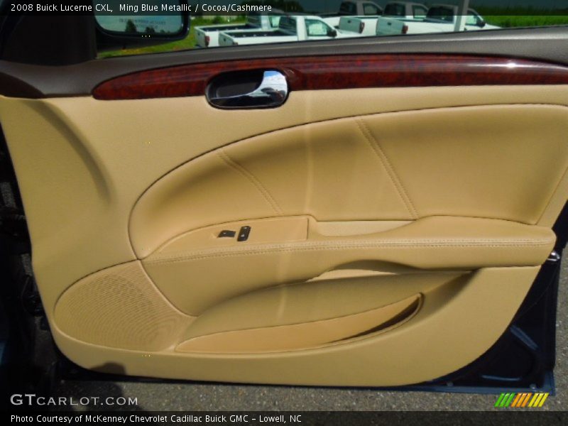 Ming Blue Metallic / Cocoa/Cashmere 2008 Buick Lucerne CXL