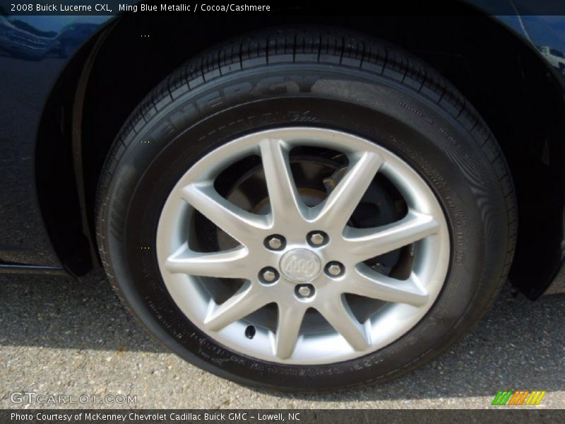 Ming Blue Metallic / Cocoa/Cashmere 2008 Buick Lucerne CXL