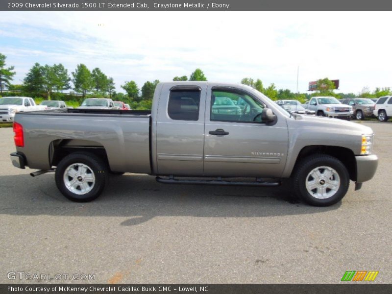 Graystone Metallic / Ebony 2009 Chevrolet Silverado 1500 LT Extended Cab