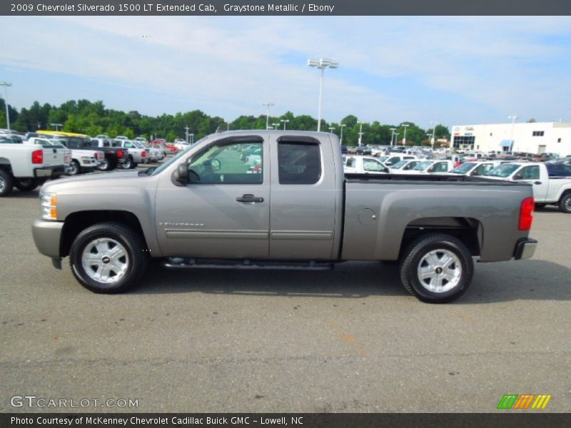 Graystone Metallic / Ebony 2009 Chevrolet Silverado 1500 LT Extended Cab