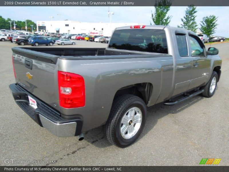 Graystone Metallic / Ebony 2009 Chevrolet Silverado 1500 LT Extended Cab