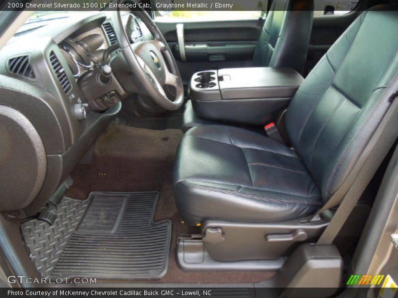 Graystone Metallic / Ebony 2009 Chevrolet Silverado 1500 LT Extended Cab