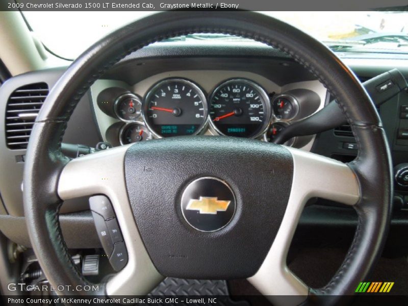 Graystone Metallic / Ebony 2009 Chevrolet Silverado 1500 LT Extended Cab