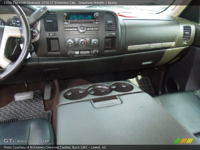 Graystone Metallic / Ebony 2009 Chevrolet Silverado 1500 LT Extended Cab