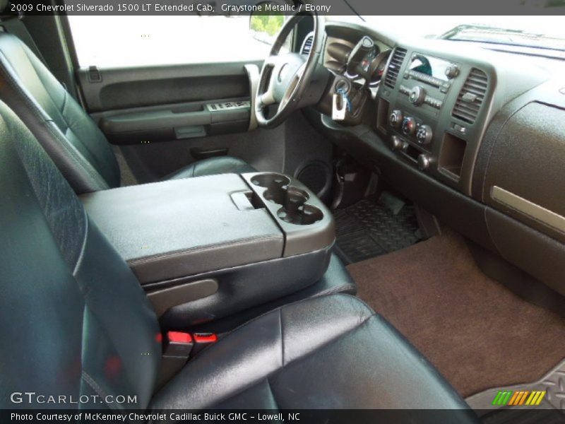 Graystone Metallic / Ebony 2009 Chevrolet Silverado 1500 LT Extended Cab