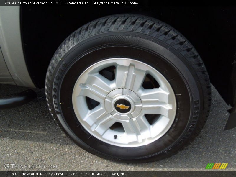 Graystone Metallic / Ebony 2009 Chevrolet Silverado 1500 LT Extended Cab