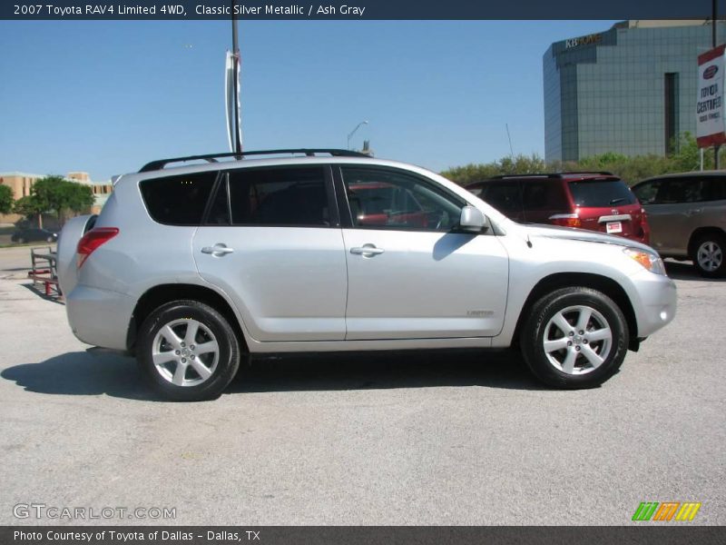 Classic Silver Metallic / Ash Gray 2007 Toyota RAV4 Limited 4WD