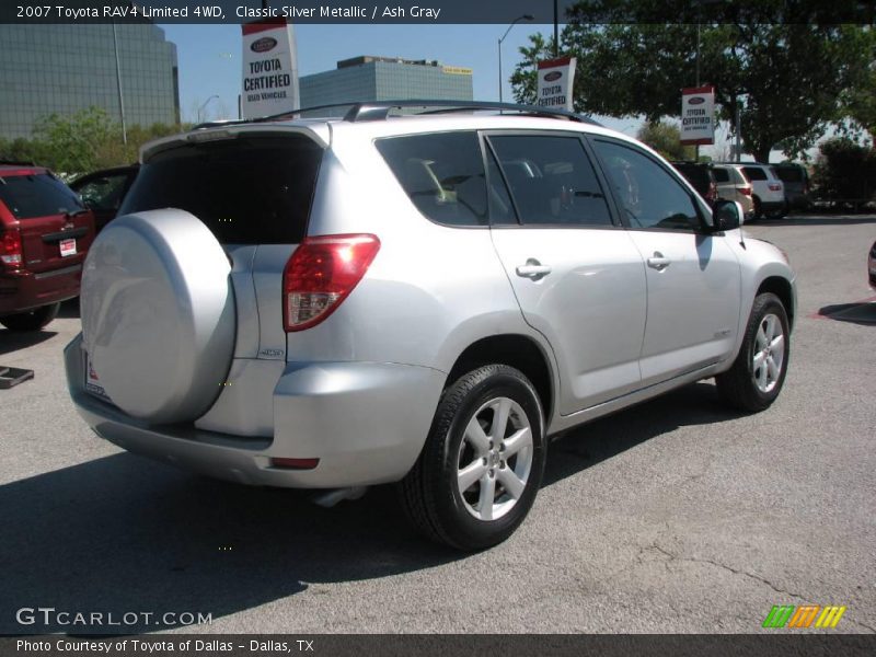 Classic Silver Metallic / Ash Gray 2007 Toyota RAV4 Limited 4WD