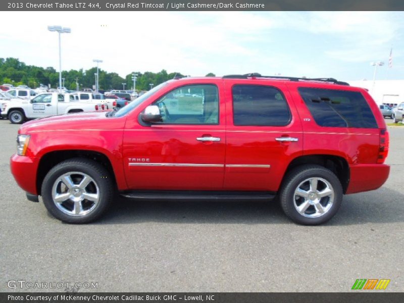 Crystal Red Tintcoat / Light Cashmere/Dark Cashmere 2013 Chevrolet Tahoe LTZ 4x4