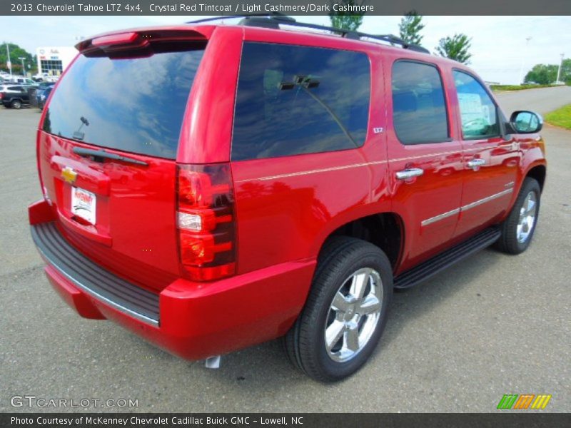 Crystal Red Tintcoat / Light Cashmere/Dark Cashmere 2013 Chevrolet Tahoe LTZ 4x4