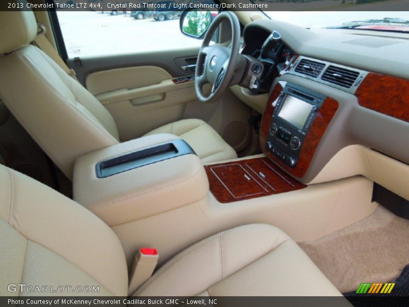 Crystal Red Tintcoat / Light Cashmere/Dark Cashmere 2013 Chevrolet Tahoe LTZ 4x4