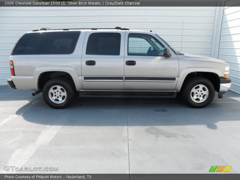 Silver Birch Metallic / Gray/Dark Charcoal 2005 Chevrolet Suburban 1500 LS
