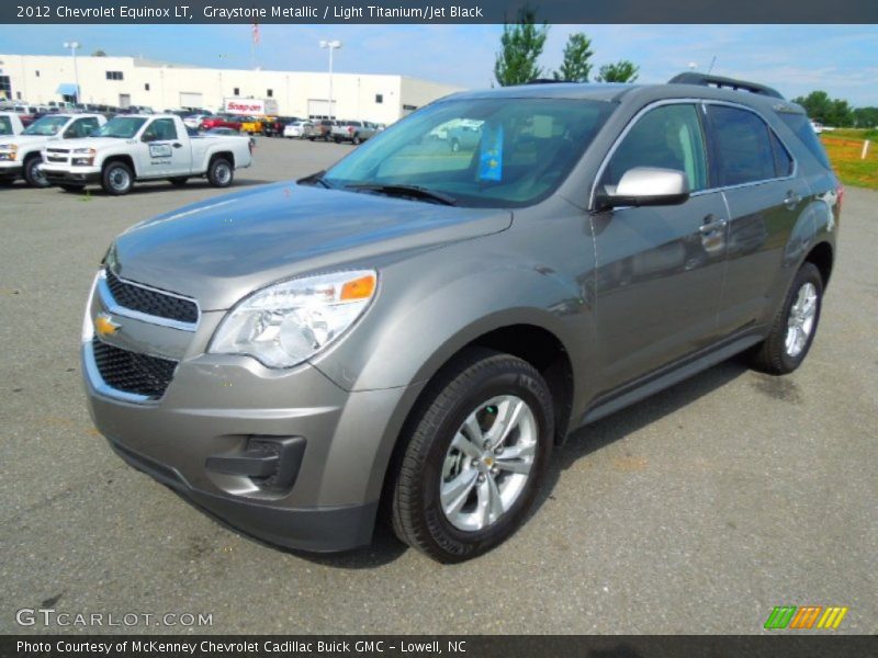 Graystone Metallic / Light Titanium/Jet Black 2012 Chevrolet Equinox LT