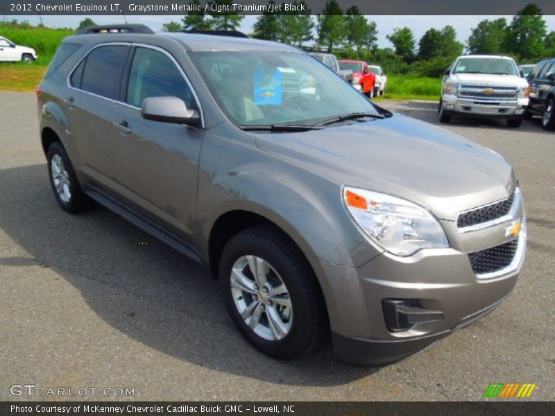 Graystone Metallic / Light Titanium/Jet Black 2012 Chevrolet Equinox LT