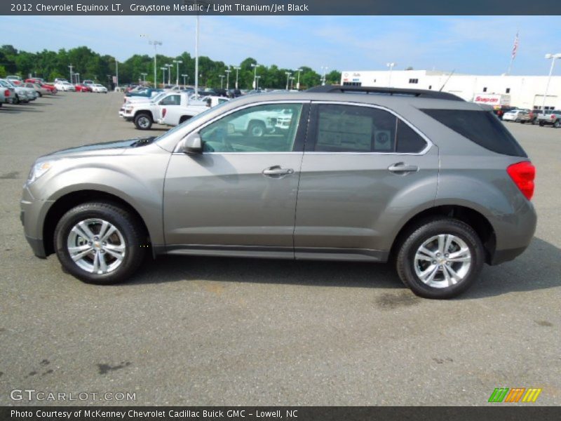 Graystone Metallic / Light Titanium/Jet Black 2012 Chevrolet Equinox LT