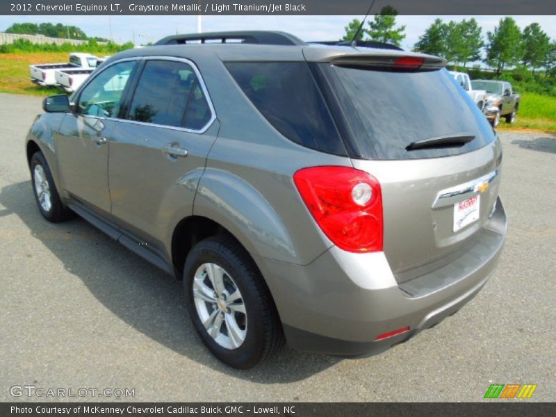 Graystone Metallic / Light Titanium/Jet Black 2012 Chevrolet Equinox LT
