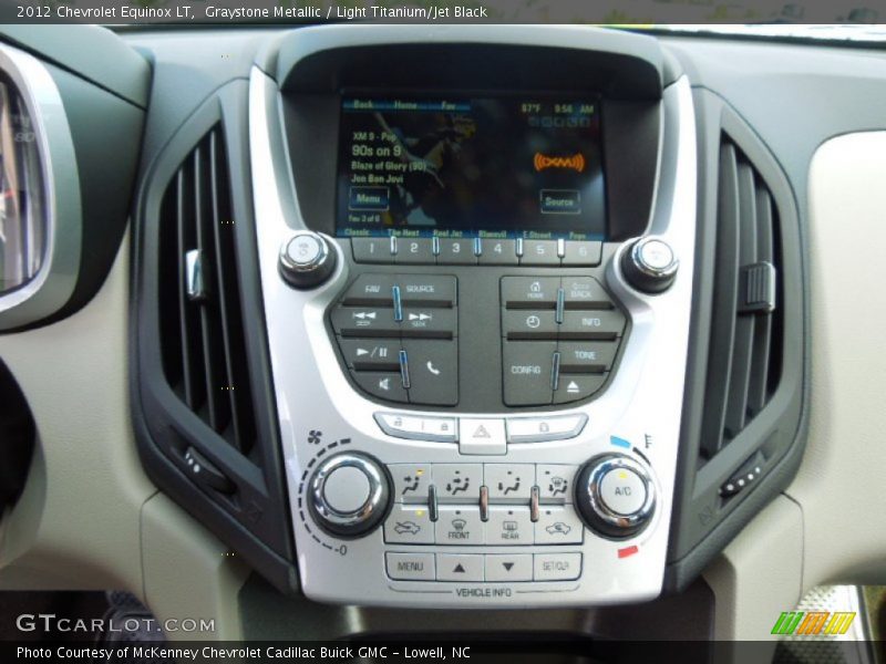 Graystone Metallic / Light Titanium/Jet Black 2012 Chevrolet Equinox LT