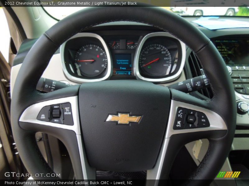 Graystone Metallic / Light Titanium/Jet Black 2012 Chevrolet Equinox LT